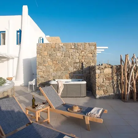 Apartment Gorgeous Studio In Cycladic Architecture Overlooking The Aegean Houlakia (Mykonos)